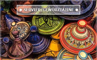 Servier- und Gewürztajine