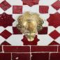 Preview: Marokkanischer Mosaikbrunnen Mini Bordeaux-Weiß