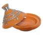 Preview: Marokkanische Tajine Dips Schale 13 cm Orange