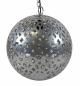 Preview: Orientalische Indische Hängelampe Deckenlampe Lalita Silber