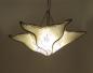 Preview: Orientalische Deckenlampe "Stern" Leder Natur