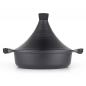 Preview: Marokkanische Tajine Agadir Ø 32 cm Keramik Induktion Schwarz