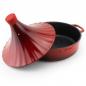 Preview: Marokkanische Tajine Morocco Ø 28 cm Keramik Induktion Rot