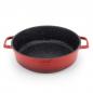 Preview: Marokkanische Tajine Morocco Ø 28 cm Keramik Induktion Rot