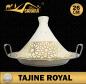 Preview: Set Kochbuch + Tajine Ø 26 cm Royal Keramik Induktion Tajin Tagin Tagine