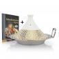 Preview: Set Kochbuch + Tajine Ø 30 cm Marokkanische Royal Tagine Tajin Tagin Keramik Induktion