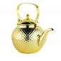 Preview: Orientalische Teekanne, Berrad Atay, Cay Kanne, "Sahara" Gold 1,2 L