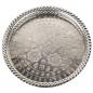 Preview: Marokkanisches Teetablett 27 cm Silber