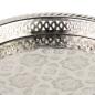 Preview: Marokkanisches Teetablett 27 cm Silber