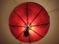 Preview: Orientalische Deckenlampe Tiflet Leder Rot