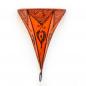 Preview: Orientalische Leder-Wandlampe "Najat" Orange