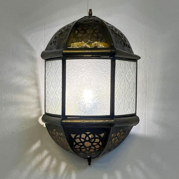 Orientalische Wandlampe "Kandil" Weiß