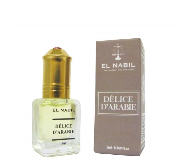 Orientalisches Unisex Parfüm / Arabisches Parfümöl El Nabil Délice D´Arabie 5 ml Alkoholfrei