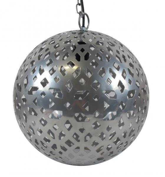 Orientalische Indische Hängelampe Deckenlampe Lalita Silber