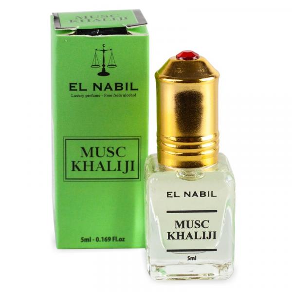 El Nabil Musc Khaliji 5 ml Alkoholfrei Orientalisches Herren Parfümöl