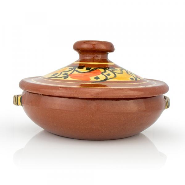 Tajine, Tagine, Tagin Gamila Klein glasiert Tapasschale mit Deckel 1-2 Personen Ø 23 cm