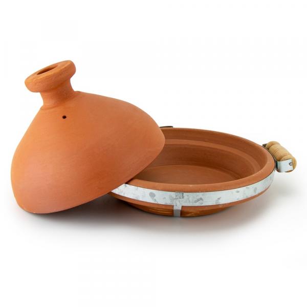 Marokkanische Tajine Hadid natur 4-5 Personen Ø 34 cm