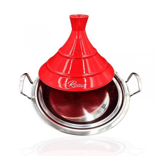 Marokkanische Tajine Rostos Rot Ø 26 cm Keramik Induktion