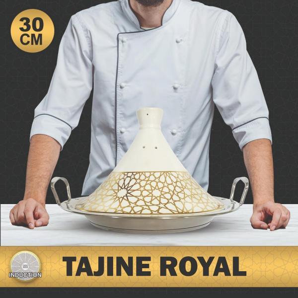 Marokkanische Tajine Royal Ø 30 cm Keramik Induktion