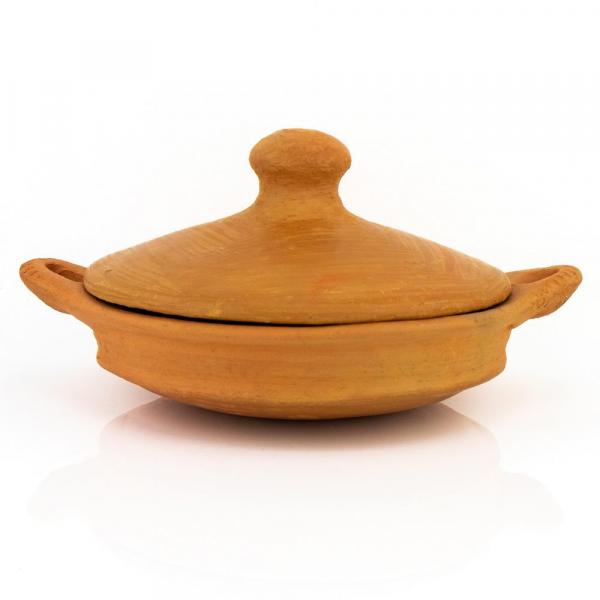 Tajine, Tagine, Tagin Touareg mini natur Tapasschale mit Deckel 1 Person Ø 22 cm