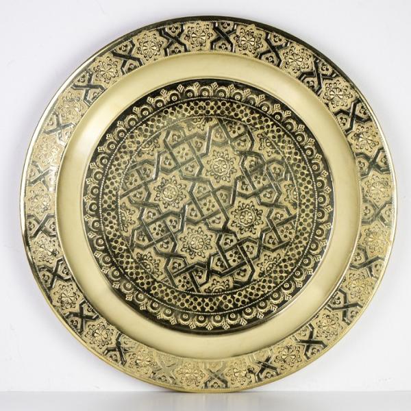 Orientalisches Teetablett "Tefor" Ø 80 cm Gold