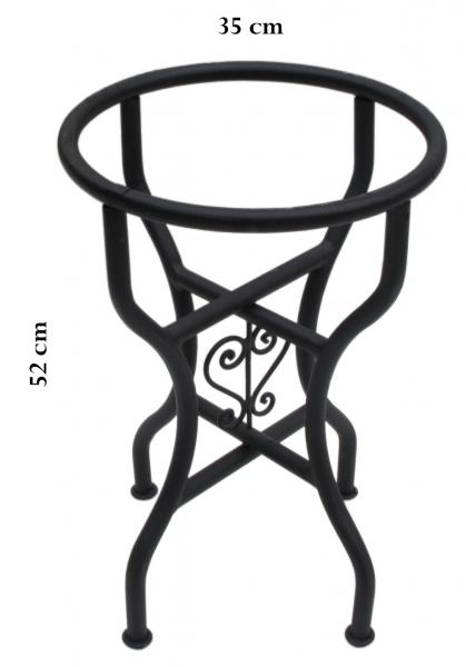 Eisengestell für Tischplatten mit Ø 40 cm