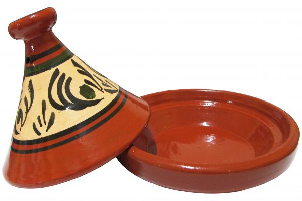 Marokkanische Tajine Tanger glasiert 1-2 Personen Ø 22 cm