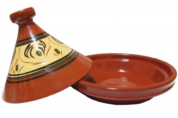 Marokkanische Tajine Tanger glasiert 2-4 Personen Ø 30 cm