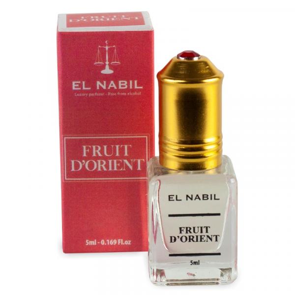 El Nabil Fruit D'Orient 5ml Parfum Duft Parfümöl für HERREN & DAMEN - Ätherische Essenzen Natur Perfume Oil Attar Scent 5 ml Alkoholfrei