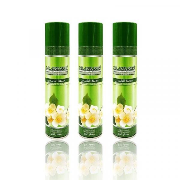 3er-Set Orientalisches Raumspray / Deo / Duft Al-Nassr "Jasmin Garden" Home Room Freshener Air freshener Raumduft Lufterfrischer