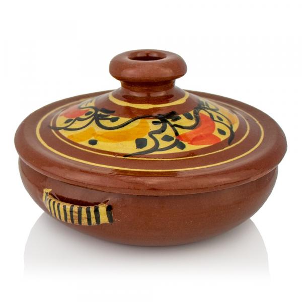 Marokkanische Tajine Gamila Mittel glasiert 2-3 Personen Ø 26 cm