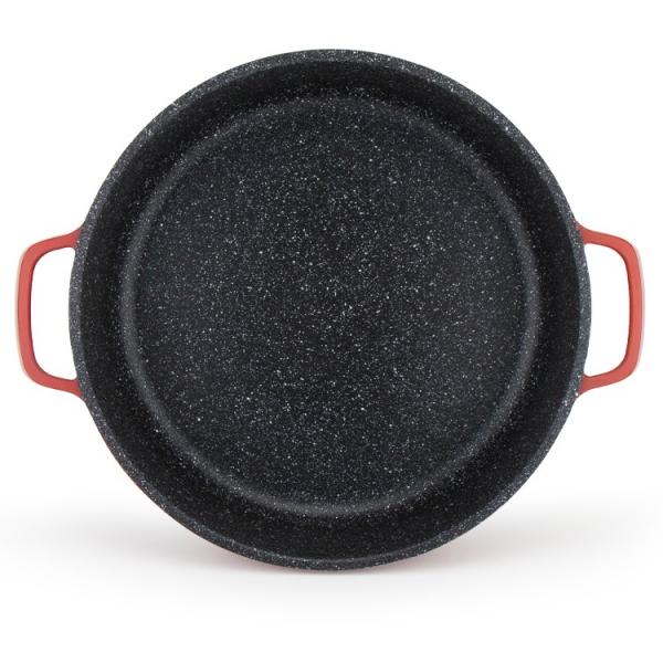 Marokkanische Tajine Morocco Ø 28 cm Keramik Induktion Rot