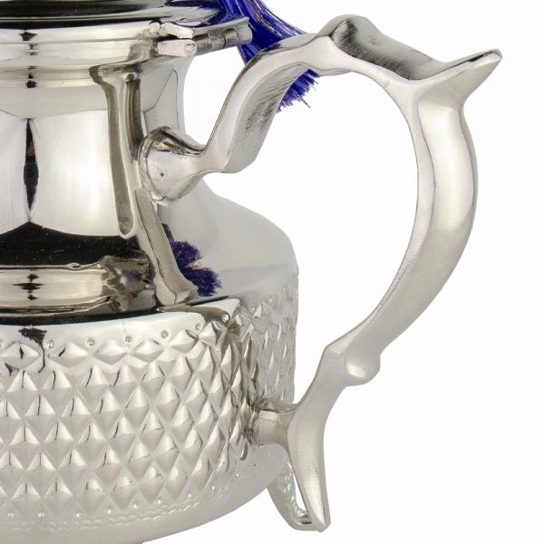 Marokkanische Teekanne "Deluxe 7" Silber 1,7 l