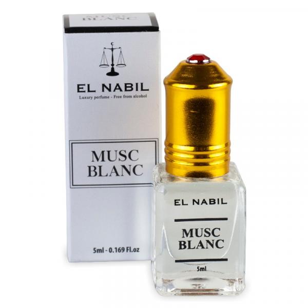 El Nabil Musc Blanc 5 ml Orientalisches Damen Parfümöl Alkoholfrei