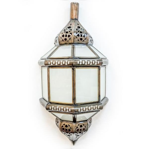 Orientalische Wandlampe "Kenitra Simple" Weiß